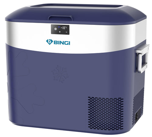 BINGI Kompressor-Kühlbox 22L HC-22P5, tragbar für 12/24V und 230V
