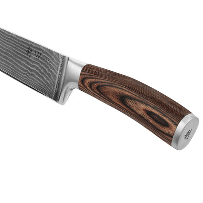 Wakoli EDIB 3er Damastmesser Set | Küchenmesser