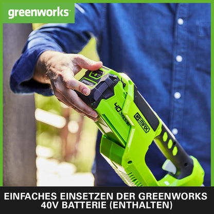 Greenworks G40LTK2 Akku Rasentrimmer 40V 30cm Set