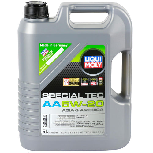 LIQUI MOLY Special Tec AA 5W-20 Motoröl Synthesetechnologie 5 Liter, Ölkanister