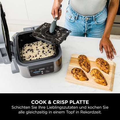 Ninja Speedi ON400EU 10-in-1 Multikocher mit Heissluftfritteuse, 5,7 l
