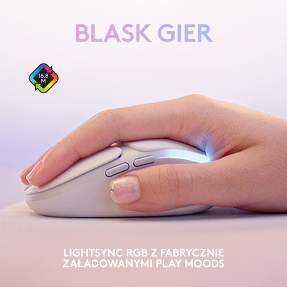 Logitech G705 LIGHTSYNC RGB kabellose Gaming-Mouse - Weiss