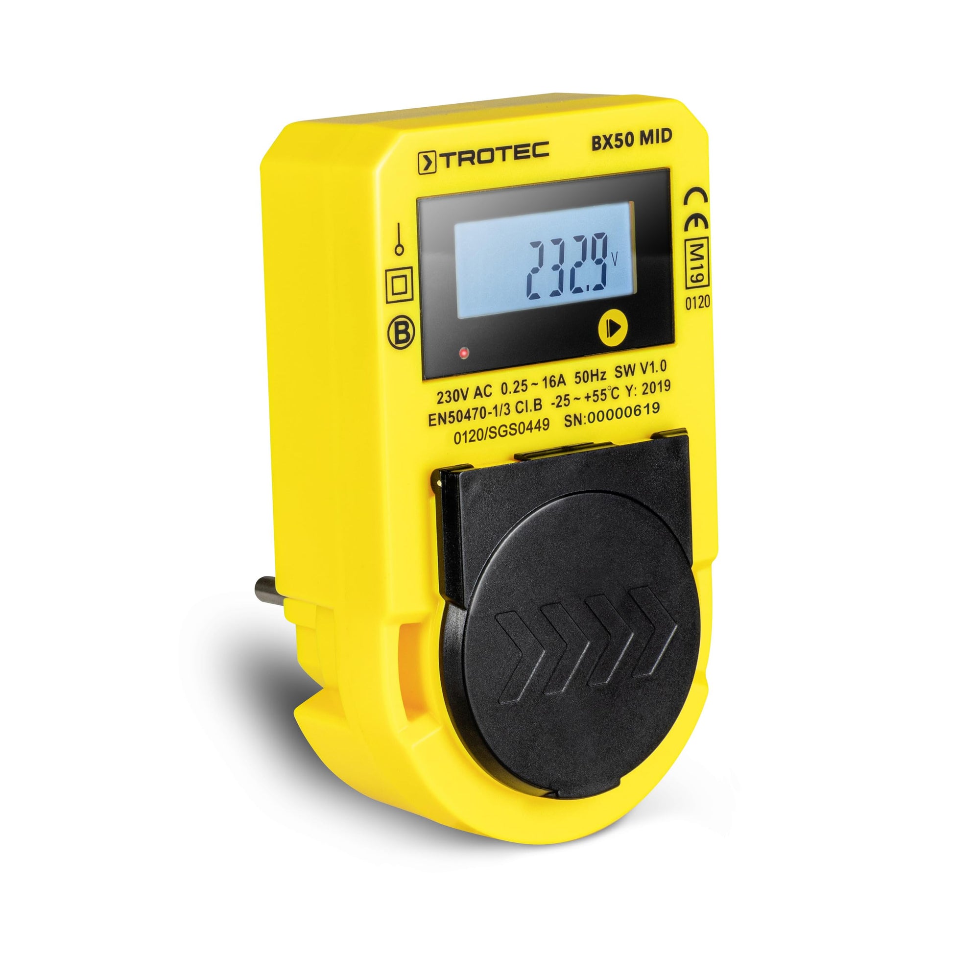 TROTEC BX50 MID Energieverbrauchsmessgerät, bidirektional, IP54