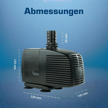 Kerry Electronics Teichpumpe KEP3000N, 3.000 l/h, 230 V, 60 W
