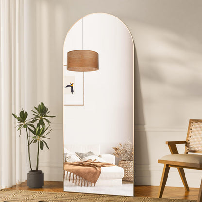 CASSILANDO Gewölbter Ganzkörperspiegel 165x60cm - Gold