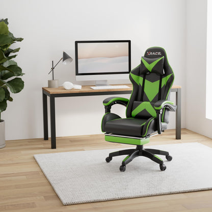 xRace Gaming Stuhl Ergonomischer Bürostuhl - Grün