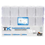 THERMALKING Thermorollen 80 x 80 x 12 mm, 80 m, 15 Stück für Bondrucker