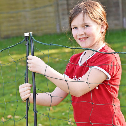 VOSS.farming Hühnernetz mit Durchgang 25m 125cm grün ohne Strom