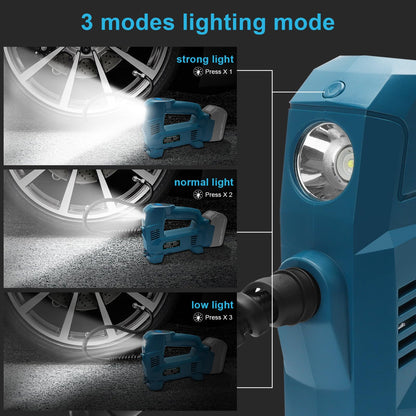 QUPERR Akku Kompressor UPUMP-MK1, tragbare Luftpumpe für Makita 18V