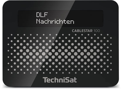 TechniSat CABLESTAR 100 DVB-C Kabelradio Tuner - Schwarz
