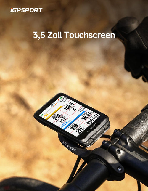 iGPSPORT BiNavi GPS-Fahrradcomputer mit 3,5-Zoll-Touchscreen
