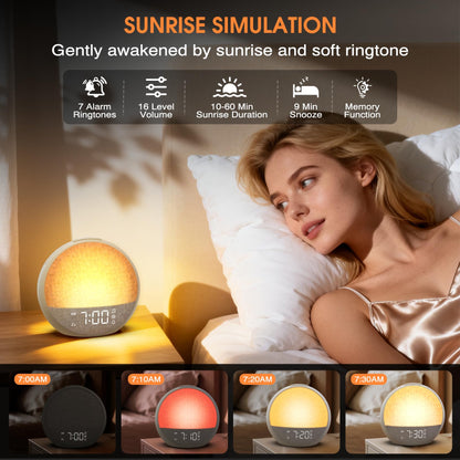 APUZOM Tageslichtwecker ZH116 mit Sonnenaufgangssimulation