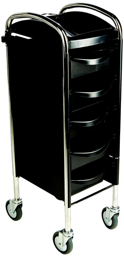 Piccolo Original 6002 Professioneller Friseur Rollwagen – Schwarz