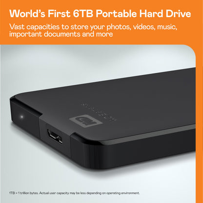 WD Elements Portable Externe Festplatte - 4 TB USB 3.0 Schwarz