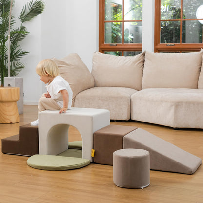 BanaSuper Schaumstoff Kletterblöcke Set XXL - Grau