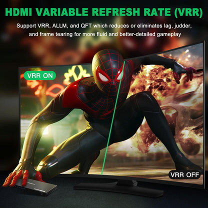 AVIDGRAM HDMI 2.1 Umschalter 8K/4K 120Hz - 5-in-1 mit IR