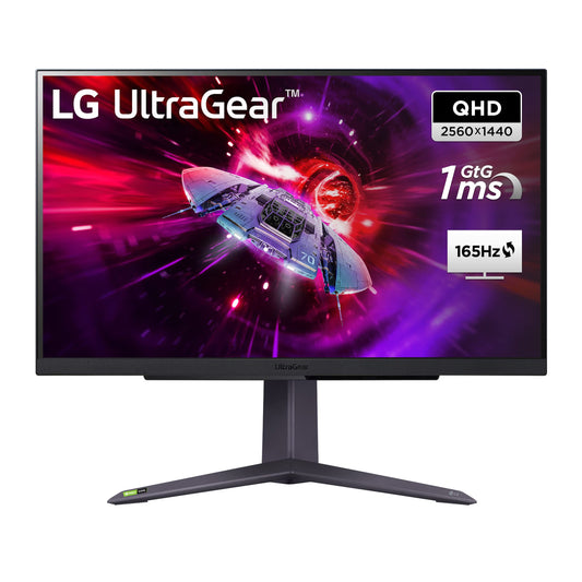 LG UltraGear 27GS75QX QHD IPS Gaming Monitor 27 Zoll - Schwarz