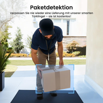 aosu 2K Videotürklingel mit Kamera, kabellos, 170° Weitwinkel