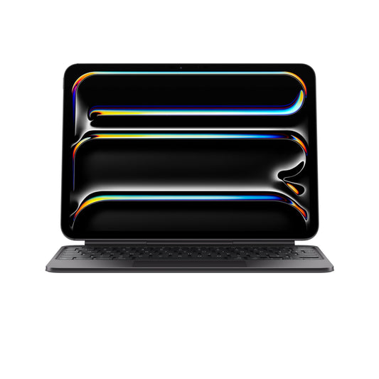 Apple Magic Keyboard Case 11" iPad Pro M4 Deutsch Schwarz: Schwarzes Keyboard Case mit Trackpad. Für Tastatureingabe, Schutz und als iPad-Ständer.