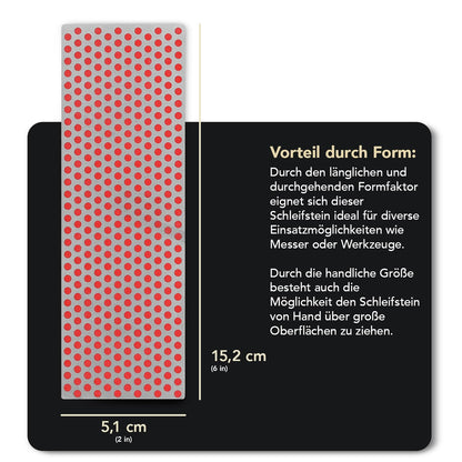 DMT Diamond Whetstone Messerschärfer Set 6" – 3 Körnungen