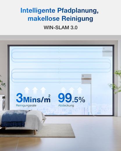 ECOVACS WINBOT MINI kompakter Fensterputzroboter - Weiss