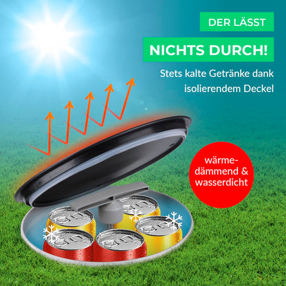 EASYmaxx Flaschenkühler Outdoor für 13 Flaschen, Erdloch-Kühler