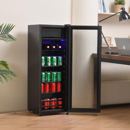 DRIXNO Kühl-Gefrierschrank 120L Kühlteil / 8L Gefrierteil