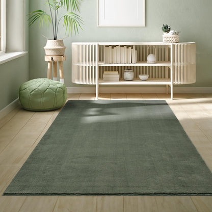 the carpet Relax Kurzflor Teppich in Felloptik, Forest, 160 x 220 cm