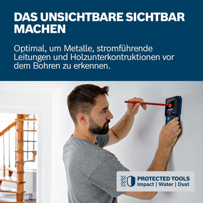 Bosch Professional GMS 120-27 Ortungsgerät - für Profis und Handwerker