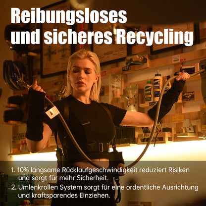 GLAHODEN Druckluftschlauchtrommel 20m+2m mit 9.5mm Schlauch