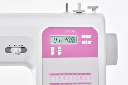 Brother CX70PES Computer Nähmaschine mit 70 Stichen - Weiss