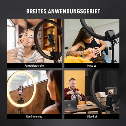 NEEWER Ringlicht SRP18-2,4G 18 Zoll LED, 2,4G Steuerung – Schwarz