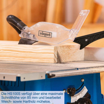 Scheppach HS100S Tischkreissäge – Untergestell & Tischverbreiterung