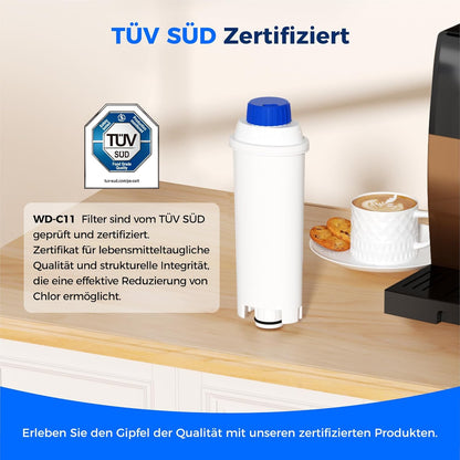 Waterdrop Filterkartuschen WD-C11 für De'Longhi DLSC002, 12 Stück