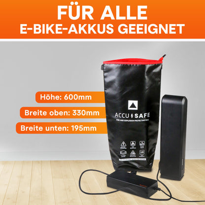 SELBST-SICHER Accu Safe XL feuerfeste E-Bike Akkutasche