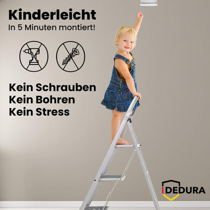 dedura Rauchmelder mit Magnethalterung, 10er Set, DIN EN 14604