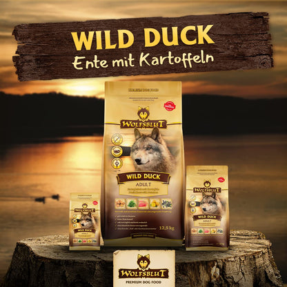 Wolfsblut Wild Duck Adult - Trockenfutter Ente - 12,5kg