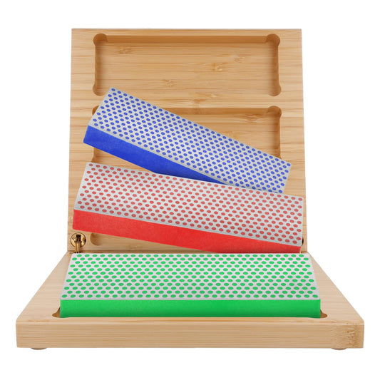 DMT Diamond Whetstone Messerschärfer Set 6" – 3 Körnungen
