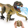 PREBOX Ferngesteuerter Dinosaurier RC Dino Roboter mit Sprühfunktion und Fernbedienung
