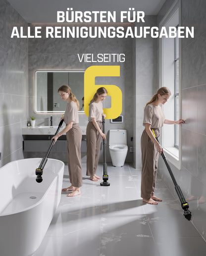 Fanttik Flip G9 Pro Elektrische Reinigungsbürste, IPX7, Schwarz