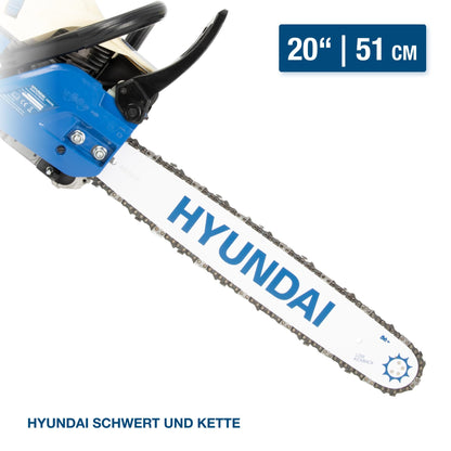 HYUNDAI CS6220G Benzin-Kettensäge - 51 cm Schwert 61.5 cm³