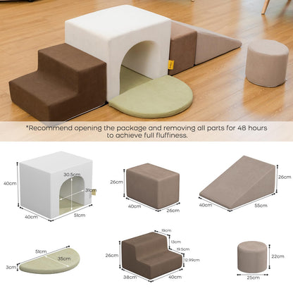 BanaSuper Schaumstoff Kletterblöcke Set XXL - Grau