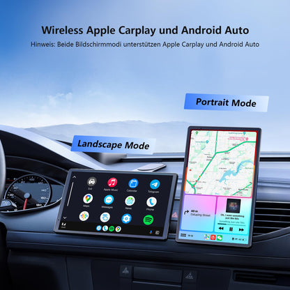 Krunia 8'' Tragbares Carplay Display – Apple CarPlay Android Auto