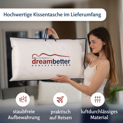 FMP Matratzenmanufaktur Orthopädisches Nackenkissen Visco 11 cm weiss