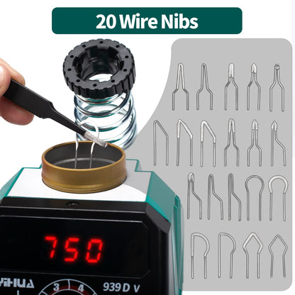 YIHUA 939D-V Brandmalerei Brennpeter Digitalanzeige 20 Spitzen