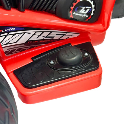 INJUSA The Beast Elektro-Kinderquad 12V – Rot, für Kinder