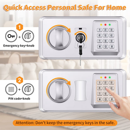 Digitaler Tresor 34L Feuerfest – Wasserdichter Heimsafe