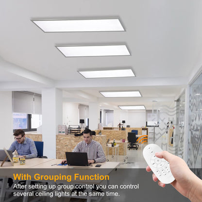 Luminova Dimmbar LED Deckenleuchte Panel 100x25 cm – Ultra Dünn