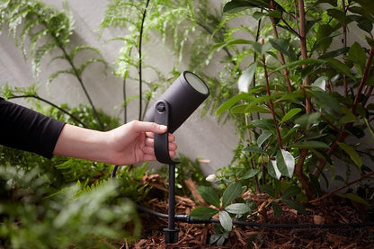 Philips Hue Lily Gartenstrahler Basis Set 3er Pack Schwarz