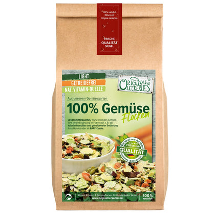 Original Leckerlies Gemüse-Flocken für Hunde, getreidefrei, 5 kg